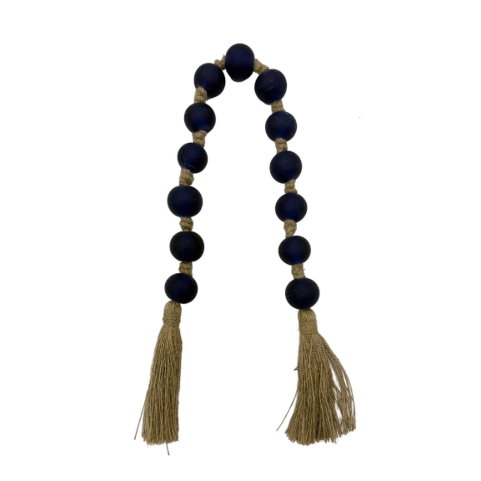 32" Glass Bead & Tassel Garland by Ashland